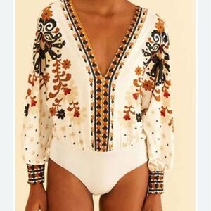 Farm Rio bodysuitDoralice size small